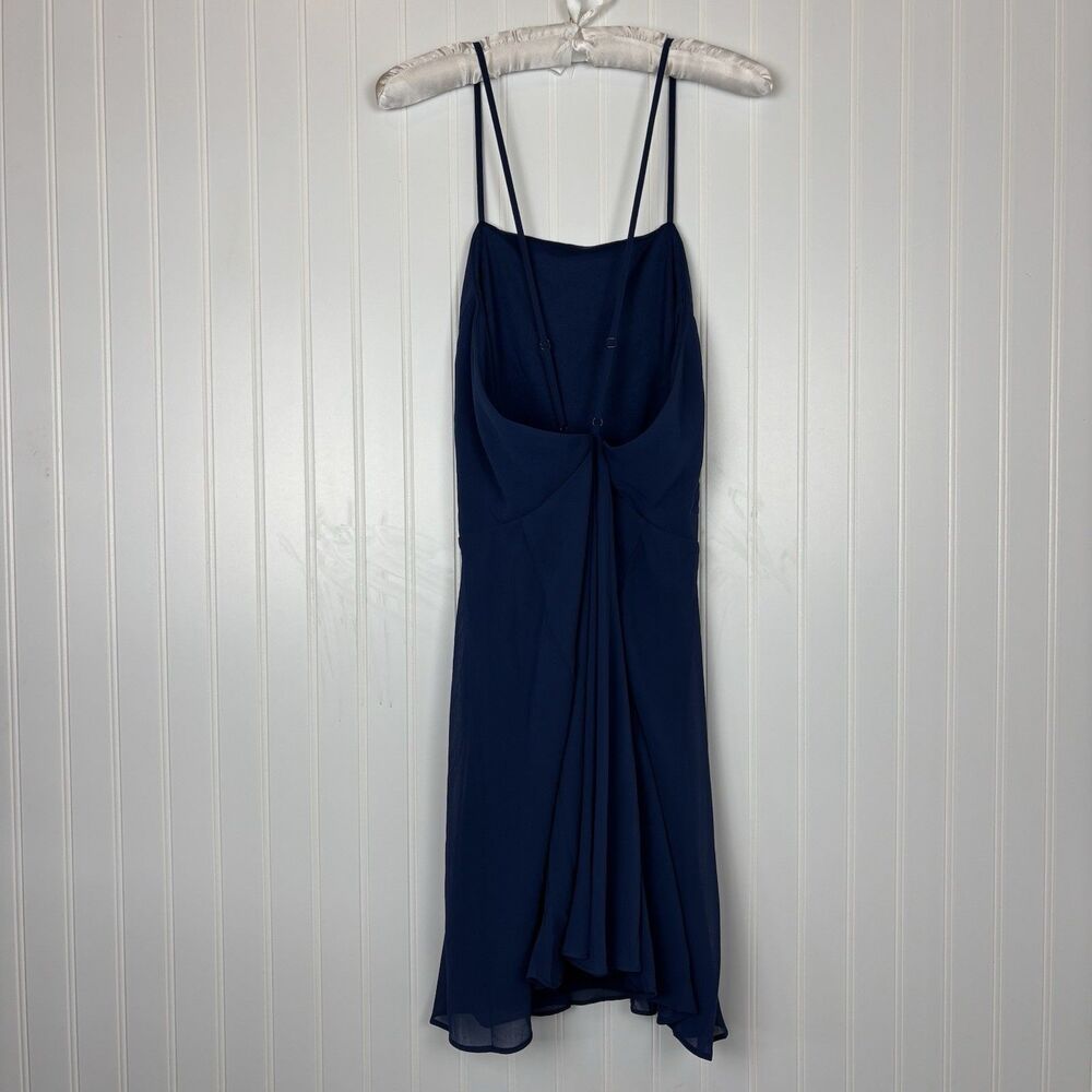 Lulus Women Letter of Love Navy Blue Backless Skater Dress Size XL Wedding Sexy - Picture 12 of 13